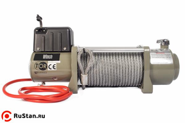 Лебедка (6804 кг/28 м) автомобильная TOR 12 V SEC15000 фото №1