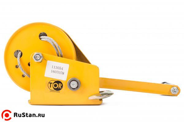 Лебедка ручная TOR ЛБ-1200 (BHW) г/п 0,54 т длина 
троса 10 м фото №1