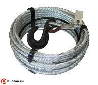 Канат 6,2 мм (100 м) для лебедки с Кч-0,5т 320А опрессовка фото №1 Канат 6,2 мм (100 м) для лебедки с Кч-0,5т 320А опрессовка фото №1