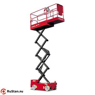 Самоходный ножничный подъемник QXE80 OXLIFT фото №1