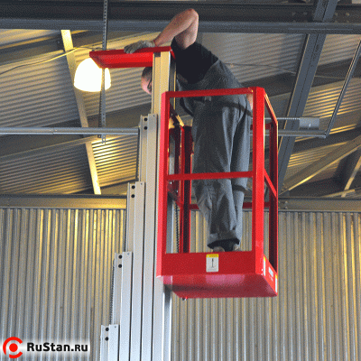 Самоходный Одномачтовый Подъемник ZXE-1-090 OXLIFT 9 м 125 кг фото №7 Самоходный Одномачтовый Подъемник ZXE-1-090 OXLIFT 9 м 125 кг фото №7