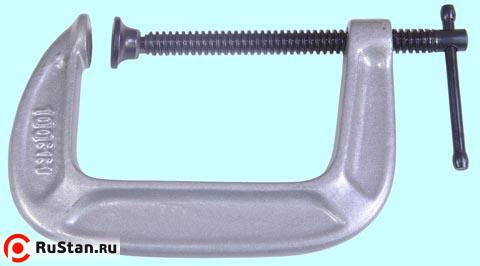 Струбцина слесарная G-образная 100мм (4")  "PROFI" "CNIC" (упакованы по 25шт.) фото №1