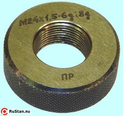 Кольцо резьбовое М 8,0 НЕ 8g фото №1 Кольцо резьбовое М 8,0 НЕ 8g фото №1