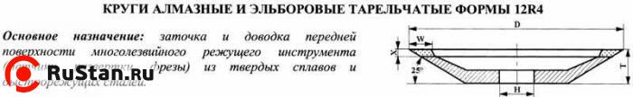 Круг алмазный 12R4 (тарельчатый) 150х5х3х16х32 АС4 80/63 100% В2-01 35,4 карат фото №1 Круг алмазный 12R4 (тарельчатый) 150х5х3х16х32 АС4 80/63 100% В2-01 35,4 карат фото №1
