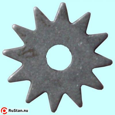 Шарошка d 50х2,0х14 (звездочка) сталь 20 закаленная твердость 65HRC тупозубая фото №1 Шарошка d 50х2,0х14 (звездочка) сталь 20 закаленная твердость 65HRC тупозубая фото №1