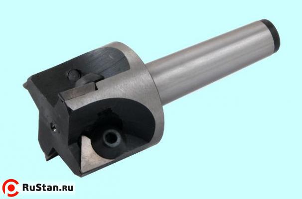 Фреза Концевая d60,0х122.7 к/х с мех. креплением тв. 3-х гранных пластин TPUN-220412 Z=4 КМ3 "CNIC" фото №1