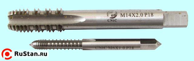Метчик М14,0 (2,0) м/р.Р18 с шахматным шагом "CNIC" фото №1 Метчик М14,0 (2,0) м/р.Р18 с шахматным шагом "CNIC" фото №1
