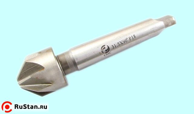 Зенковка d25,0х 29х121 конус 90° Р18 к/х Z=6 КМ2 DIN335B "CNIC" фото №1 Зенковка d25,0х 29х121 конус 90° Р18 к/х Z=6 КМ2 DIN335B "CNIC" фото №1