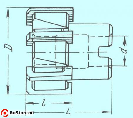 Развертка d 52,0х32х54х19 Н9 насадная со вставными ножами Р6М5 Z=6   фото №1