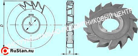 Фреза дисковая 3-х сторонняя 160х28х40, Z=18 Р6М5 с впрессованными ножами  фото №1 Фреза дисковая 3-х сторонняя 160х28х40, Z=18 Р6М5 с впрессованными ножами  фото №1