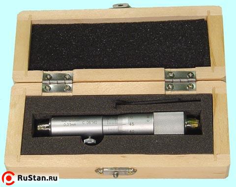 Нутромер Микрометрический НМ  25- 50мм (0,01) "CNIC" (424-110)  фото №1