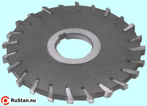 Фреза дисковая 3-х сторонняя 128х32х32, Z=10 Р6М5 с впресованными ножами  фото №1 Фреза дисковая 3-х сторонняя 128х32х32, Z=10 Р6М5 с впресованными ножами  фото №1