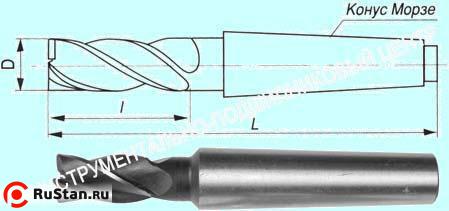 Фреза Концевая d63,0х 90х248 к/х  Р6АМ5  Z=6 КМ5 "CNIC" фото №1