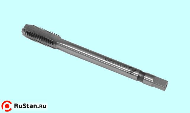 Метчик М12,0 (1,75)х28х110 м/р.Р6АМ5 удлиненный, проходной хв-к d9.0мм DIN376 "CNIC" фото №1