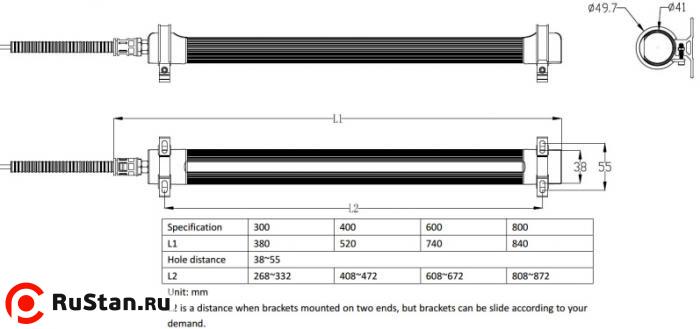 Светильник станочный светодиодный LED M9S фото №3 Светильник станочный светодиодный LED M9S фото №3