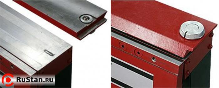 Удобно расположенные регуляторы на каждой стороне зажимного стержня фото №8 METAL MASTER MAGNABEND MB 1250E фото №8