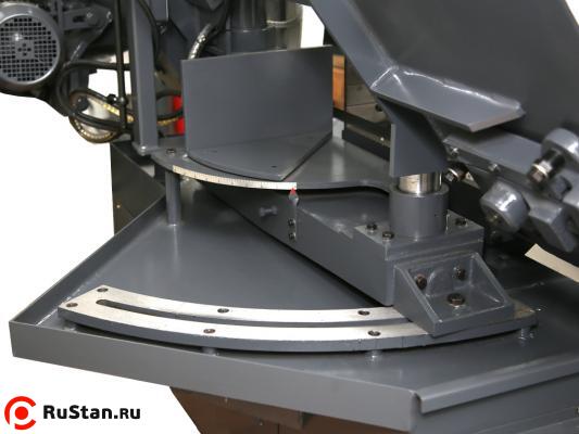 Станок имеет возможность поворота рамы на угол 45 градусов. фото №12 METAL MASTER MGH-500Z фото №12