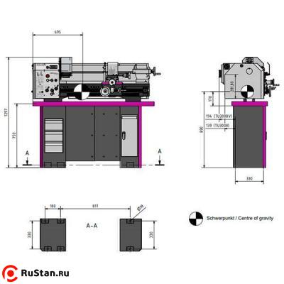 Настольный токарный станок OPTIturn TU 3008V фото №5 OPTIturn TU 3008V фото №5