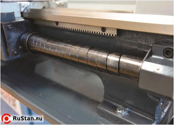 Телескопическая защита ходового винта от стружки эффективно защищает ходовой винт от износа. фото №14 METAL MASTER MML 2870MV фото №14