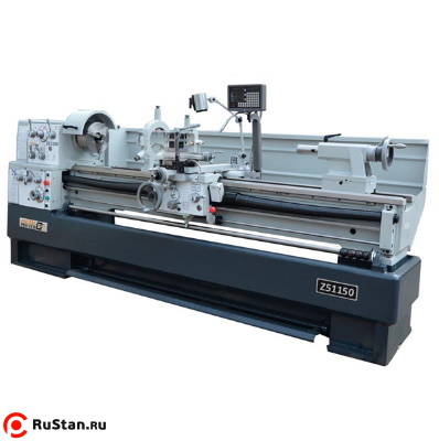 Модель обладает удобной эргономикой управления, понятной любому токарю. Класс точности станка по ГОСТ 18097-93 – «Н» фото №2 METAL MASTER Z51100 DRO RFS фото №2