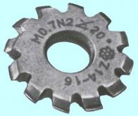 Фреза m 3,0 №5 70х27х 9,5 Р18 20 град, Z=12