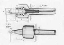 Центр Вращающийся  КМ-2 усиленный,высокоскоростной,с повыш-ой точностью 5000 об/мин,биение 0,005 