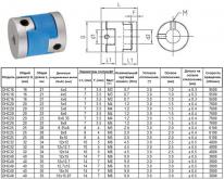 Муфта D40х35мм, для валов d12 х d15мм (OHC40)