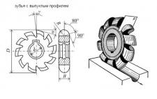 Фреза Выпуклая  80х16х27 R8,0 Р6АМ5 Z=10 