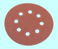 Диск из шлифшкурки 125мм 14А Р 60 самозацепляемый на липучке с перфорацией 
