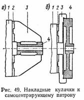 накладные кулачки к самоцентрирующему патрону